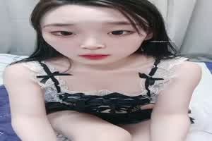 有点可爱的女主播还不太会开直播有点小紧张害羞  背景图片