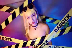 神楽坂真冬 搜查官写真系列《立入禁止》絶対企画  背景图片