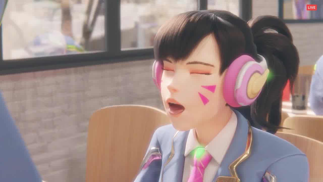  【守望先锋】骗Dva的小嘴吃我的巧克力棒 的剧照6