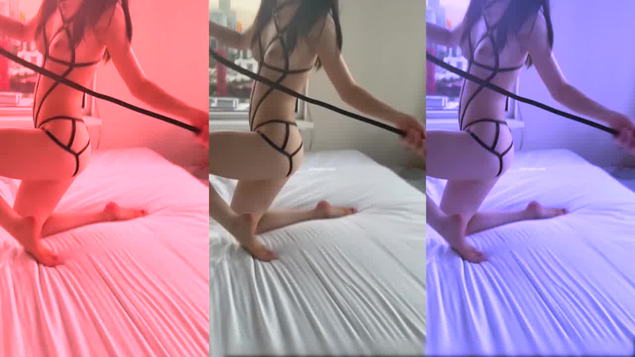  yoxi 极品一字马甲线身材正妹特写超强视觉冲击 的剧照3