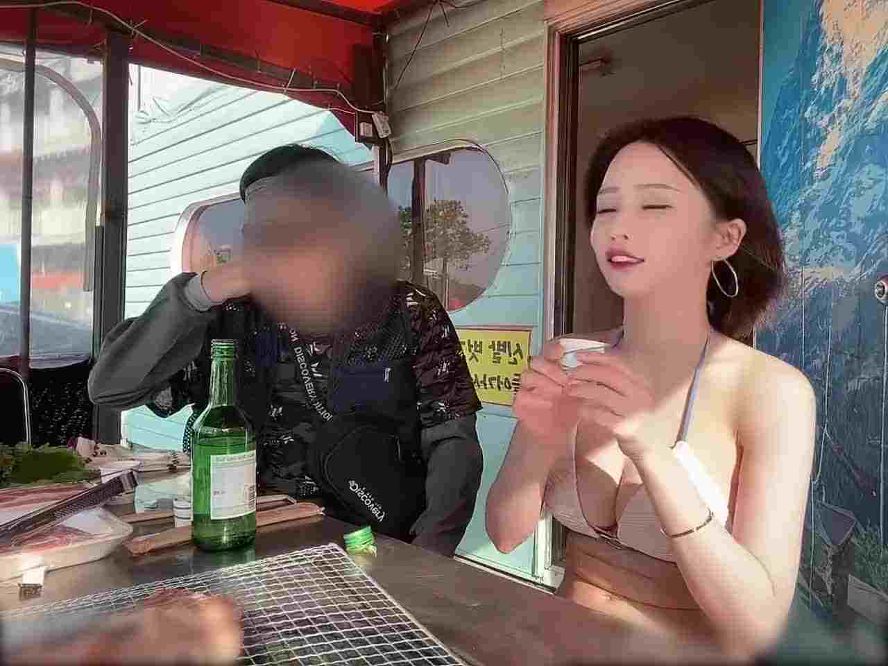  韩国前女团成员海边性爱 下海拍视频！！ 的剧照4